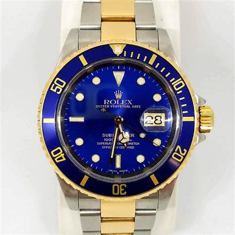 rolex oyster perpetual submariner blue dial|rolex submariner blue bezel price.